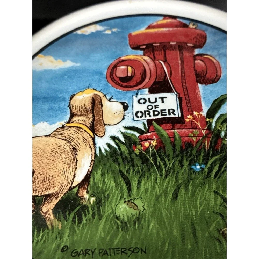 Gary Patterson 2 Dog Lovers Coaster by Clay Design